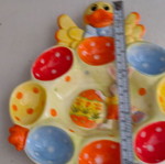 Ceramic Easter platter used