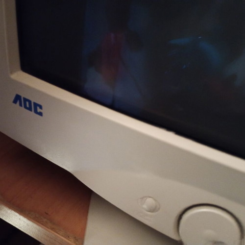 AOC Spectrum 7 monitor with power supply and connection cable