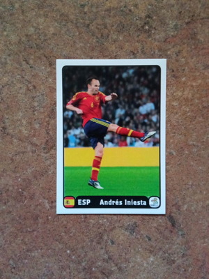 Panini UEFA Euro 2012 Coca-Cola ειδικό αυτοκόλλητο παίκτη (C) Andrés Iniesta