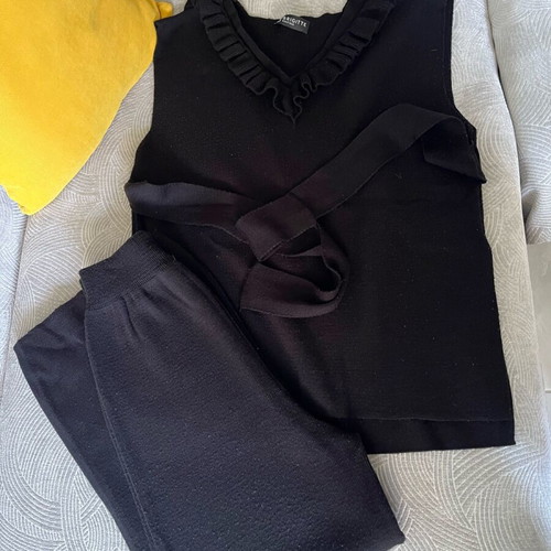 Brigitte Boutique knitted set used, one size, black