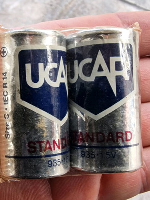 Old Ucar collectible batteries new, not for consumption