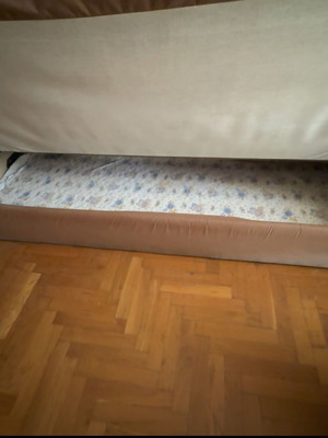 Sofa bed with storage space like new