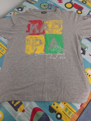 Kappa short-sleeve t-shirt gray like new, size L