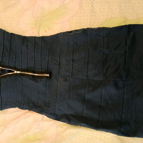Women's dress used, size M, dark blue