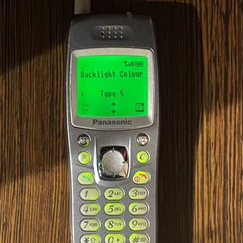Panasonic GD-93 used phone with original charger and color display
