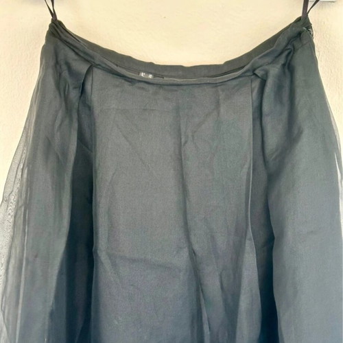 Mango maxi skirt 100% silk like new, size small, black