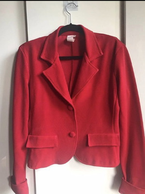 Moda INTL Short Red Women's Jacket Like New