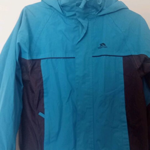 Trespass Windbreaker Jacket for Boys 11-12 Years Used, Blue