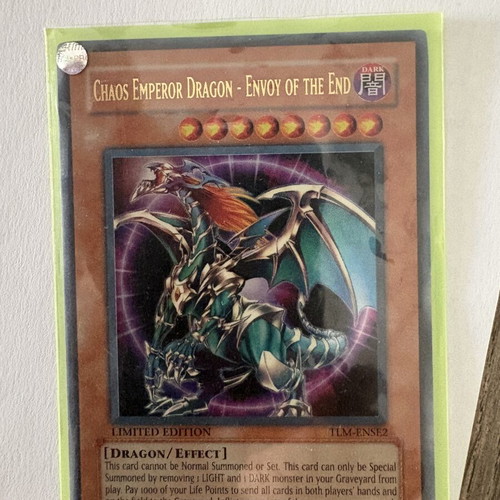 Chaos Emperor Dragon Envoy of the End TLM-ENSE2 Limited Edition like new