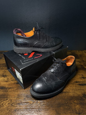 Ambitious Crotone leather shoes, size 43, black