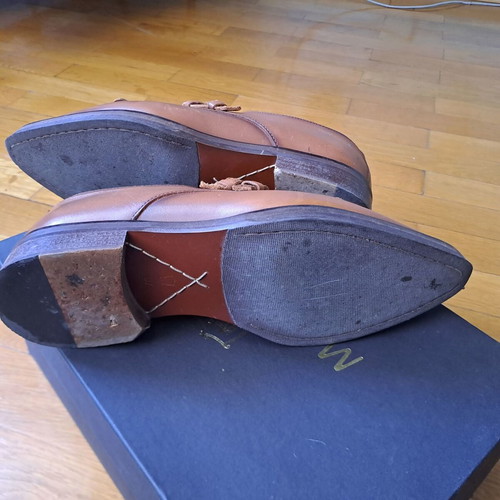 Massimo Dutti leather shoes like new, size 37, brown