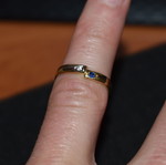 Gold (8K) ring used, golden