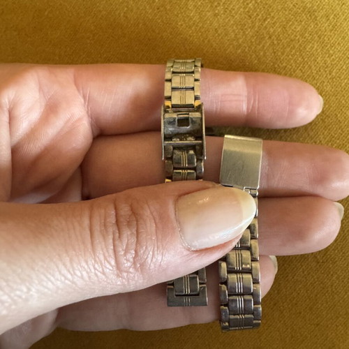 Catamaran vintage wristwatch used, silver
