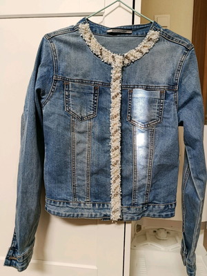 Denim jacket like new, blue, size S