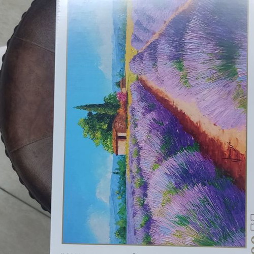 Puzzle 500 pieces landscape with lavender Clementoni new