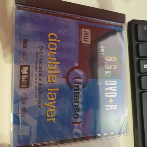 Intenso DVD+R 8x Dual Layer 8.5GB recordable, new, 1 piece