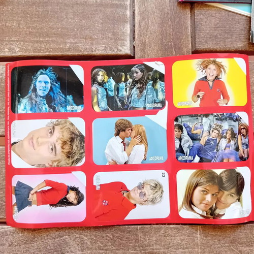 Rebelde Way collectible posters and stickers like new, set of 5