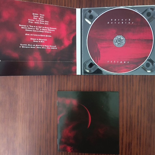 Opened Paradise Eclipse CD used, gothic metal