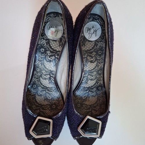 Miss Sixty purple high heel shoes used, size 41