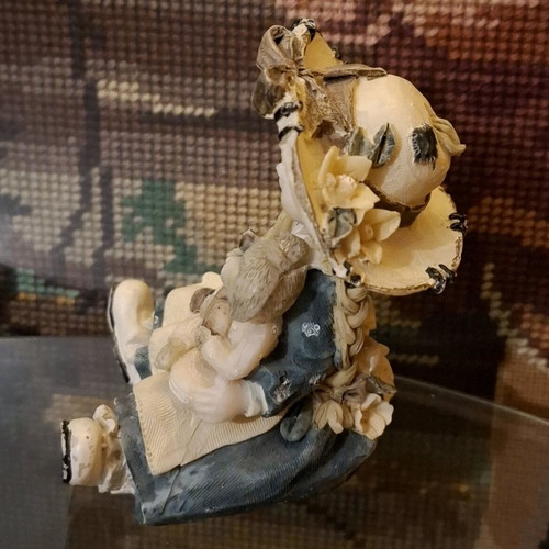 Vintage girl figure used