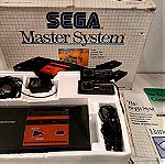  Sega Master System 1η εκδοση ΣΤΟ ΚΟΥΤΙ ΤΟΥ, κομπλε, αριστη κατασταση, για συλλεκτη