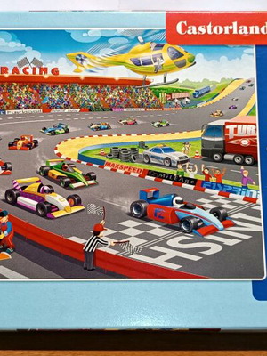 Castorland Formula Racing puzzle used, 120 pieces
