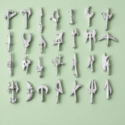 Beast weapons 3D printed set of 28 new