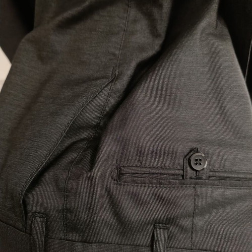 Damiani black suit like new, jacket size 52, trousers 46