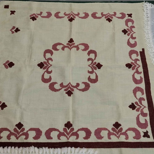 Tablecloths used, pack of 6, 1950s vintage