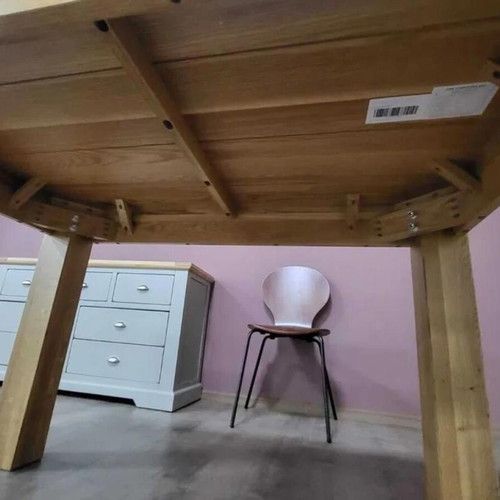 Small wooden dining table new, 100% oak