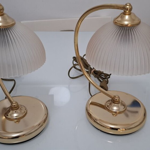 Table lamp set used, 2 pieces