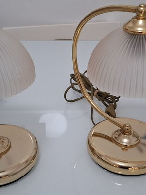 Table lamp set used, 2 pieces