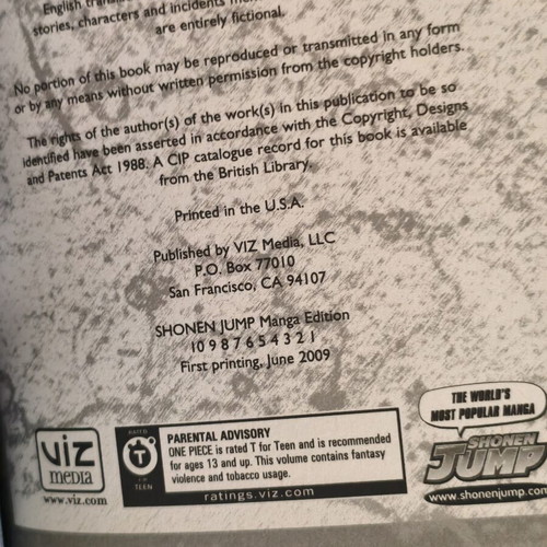 One Piece manga volumes 11 and 21 Gold edition like new