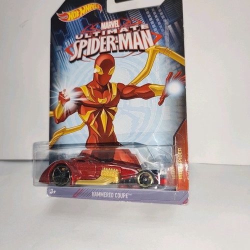 Hot Wheels Marvel Ultimate Spiderman Hammered Coupe new