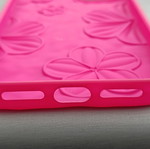 iPhone 11 Pull & Bear Puffy Floral Case new, hot pink