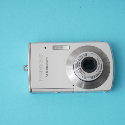 Pentax Optio M30 digital camera used with 7.1 megapixels and 3x optical zoom