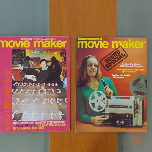 MovieMaker magazines like new, set of 20, 70s super 8mm cinema