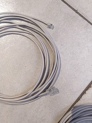 Καλώδια POS 4Pin 5 μέτρα RJ45 σε RJ9/RJ10, καινούργια, πακέτο 3 τεμαχίων