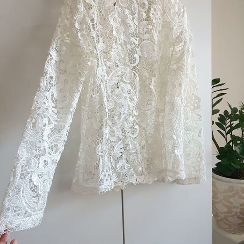 Morgan lace jacket new, size M, white