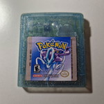 Pokemon Crystal παιχνίδι σαν καινούργιο, με repro sticker