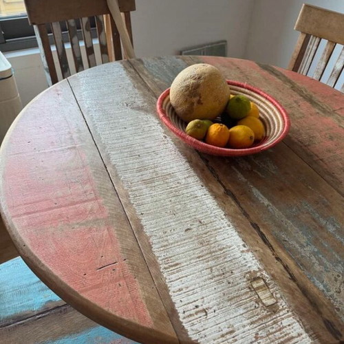 Mavriki and Co Dining Set like new, solid wood, table with 4 chairs