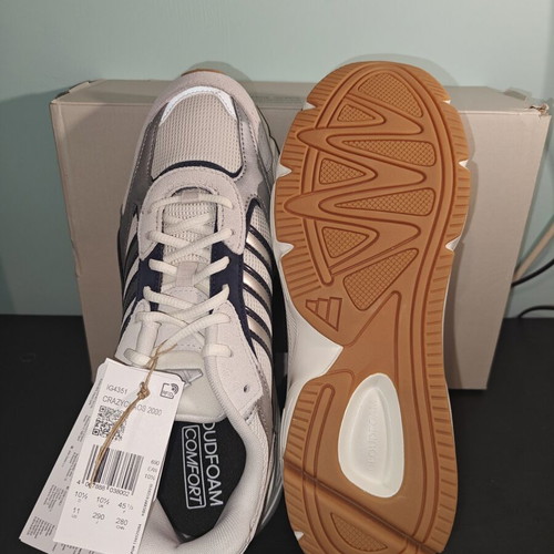 Adidas Crazychaos 2000 new athletic shoes size 45 white and silver