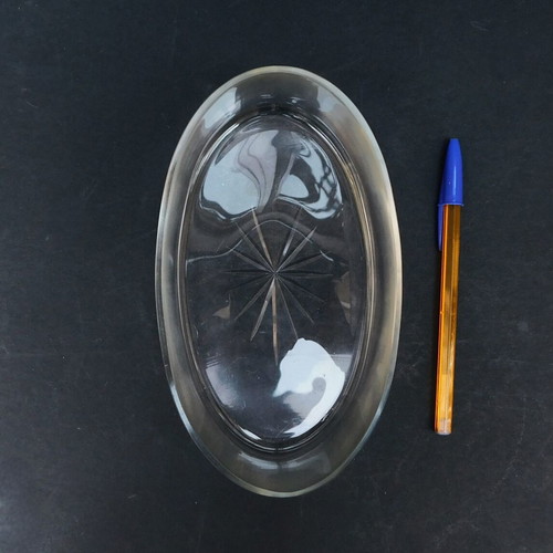 Crystal glass for jardiniere like new, French made, approx. 100 years old