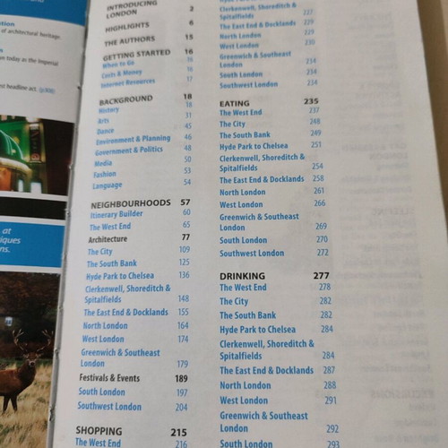 London travel guide Lonely Planet used in English
