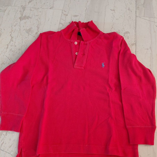 Polo Ralph Lauren long sleeve T shirt red, like new, boys 3-4 years