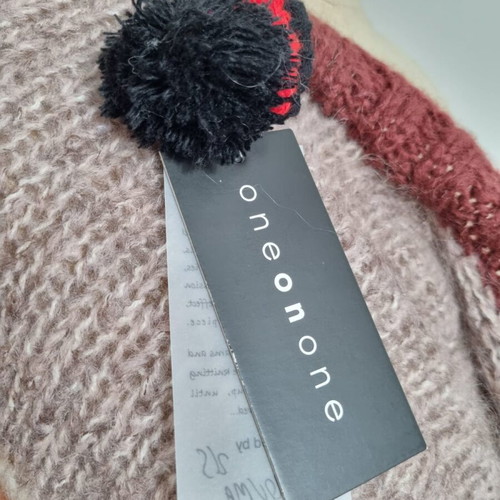 Oneonone Roasted wool cardigan new, multicolor, size M