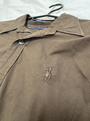 Πουκάμισο Ralph Lauren μεταχειρισμένο, καφέ, μεγέθη S και M