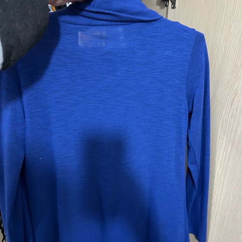 H&M women's cardigan used, long sleeve, blue, size M