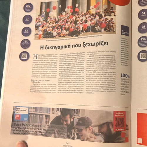 Best Workplaces Greece 2024 magazine like new