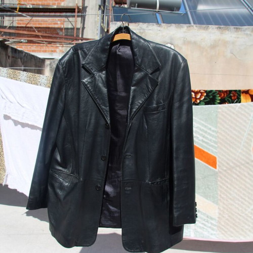 Angelo Litrico leather jacket used, size L